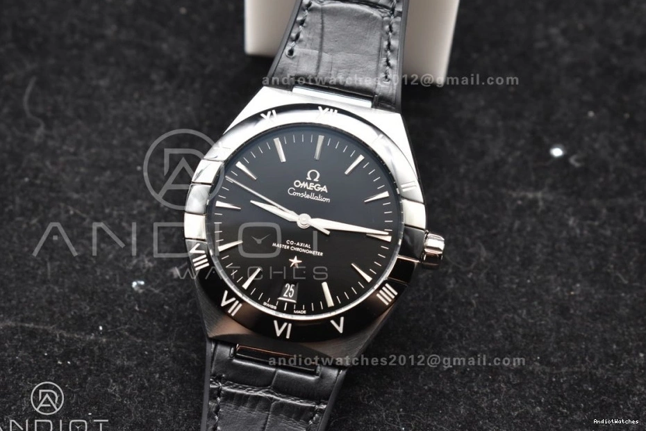 Constellation Black Strap Gummy on 1:1 A8900 Black VSF Edition Ceramic Black Dial HighPerformance SS Best Super 545 Clone 0412